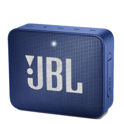 JBL Go 2, Wireless Portable Bluetooth Speaker with Mic, JBL Signature Sound, Vibrant Color Options with IPX7 Waterproof & AUX (Blue)